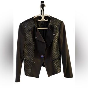 Insight black Jacket blazer with quilted detail size M